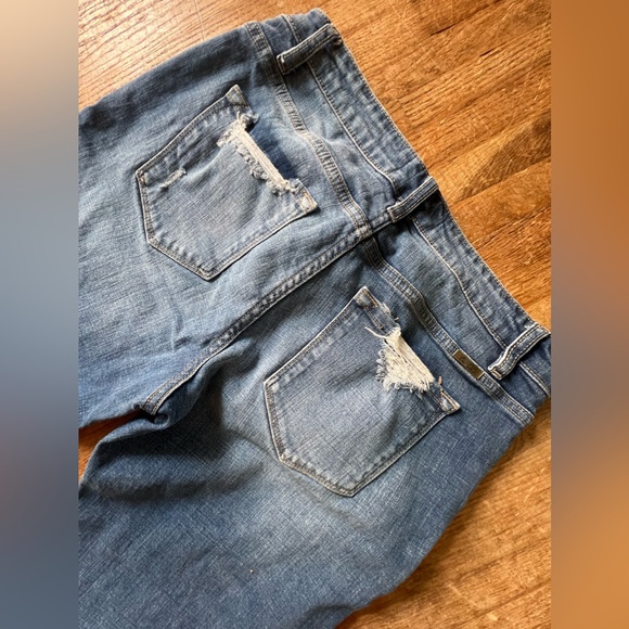 KANCAN WOMENS MIDRISE BOYFRIEND JEANS - Picture 6 of 6